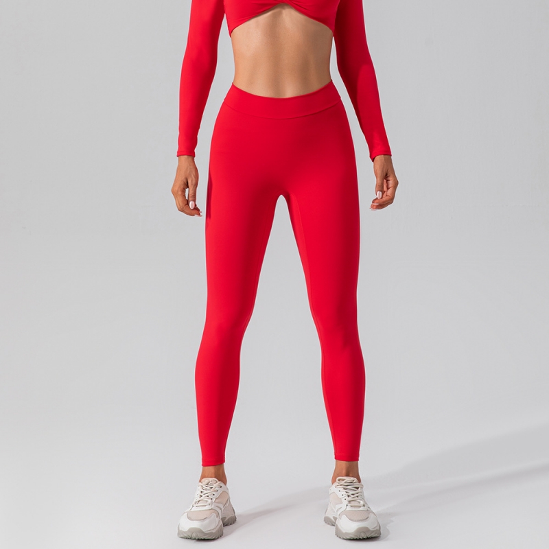 SKL-KW257 HIGH WAIST BUTT LIFT HIP YOGA PANTS