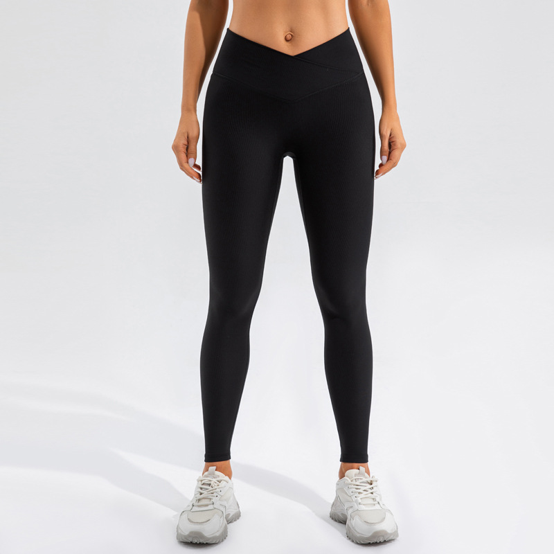 SKL-KW207 HIGH WAIST BUTT LIFT HIP YOGA PANTS