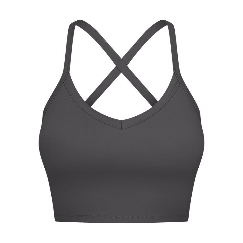 SKL-GSDW342 HIGH STRETCHY BACKLESS YOGA BRA