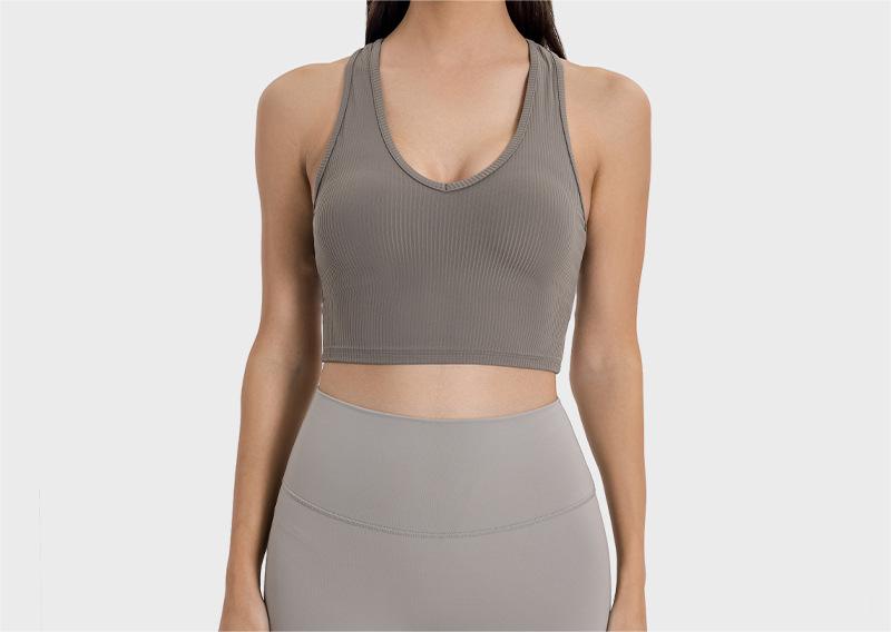 SKL-GSDS206 HIGH STRETCHY BACKLESS YOGA BRA