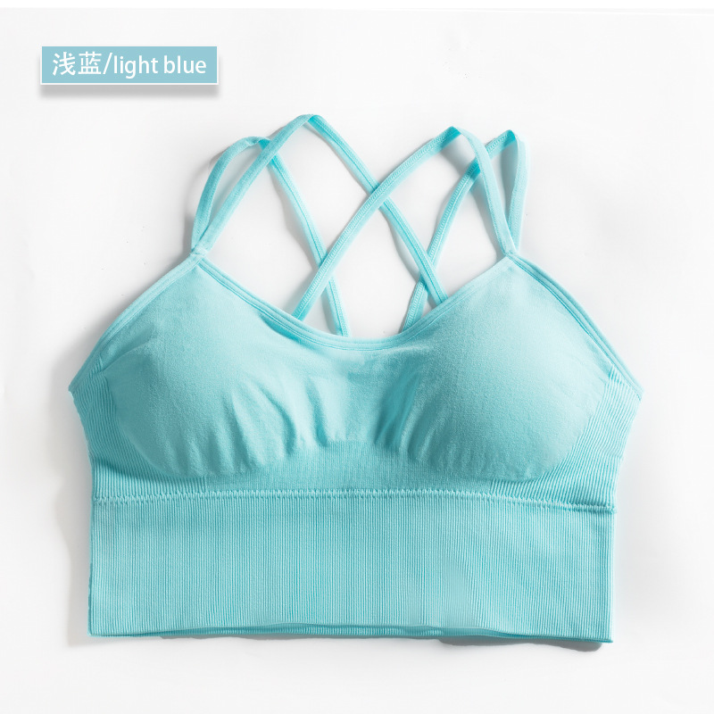 SKL-NVGTN8166 BACKLESS HALTER YOGA BRA