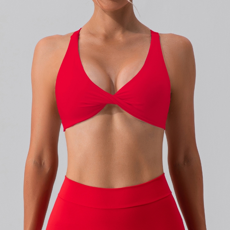 SKL-YW456 CRIP CROSS BACKLESS YOGA BRA