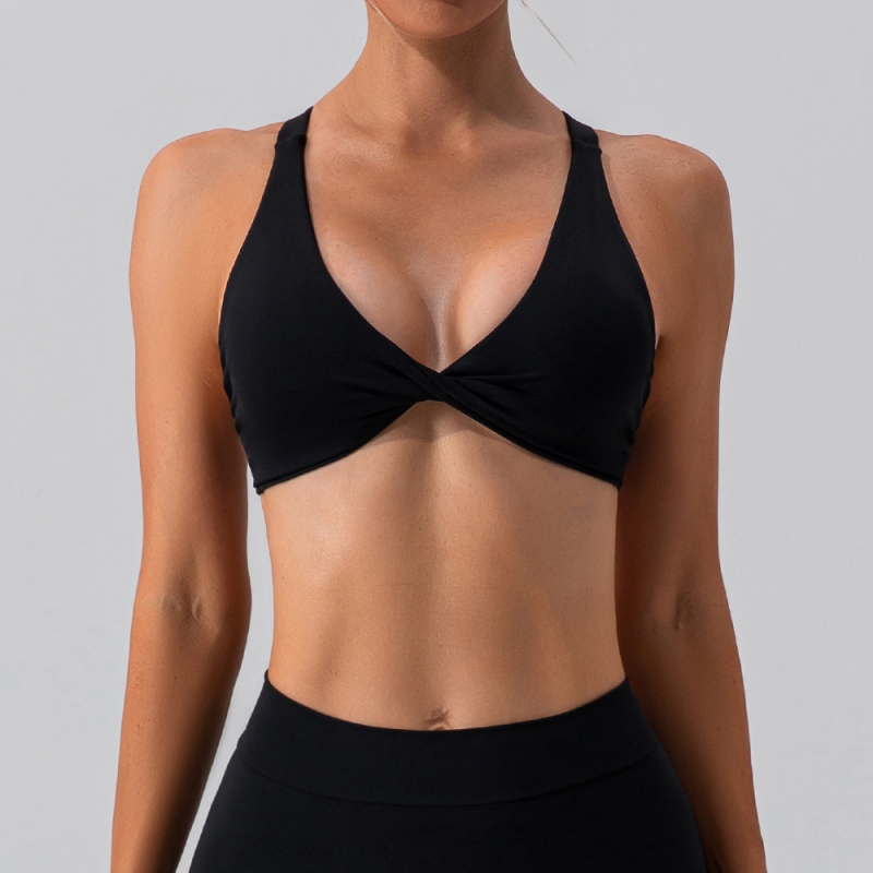 SKL-YW456 CRIP CROSS BACKLESS YOGA BRA