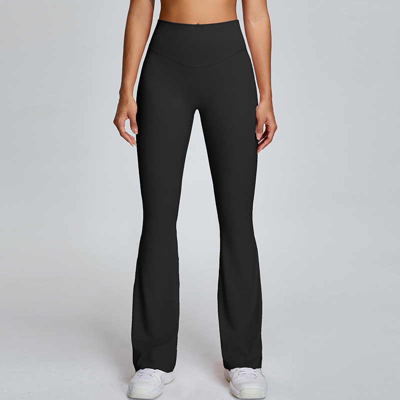 SKL-SYFTM0174 HIGH WAIST BUTT LIFT HIP FLARED YOGA PANTS