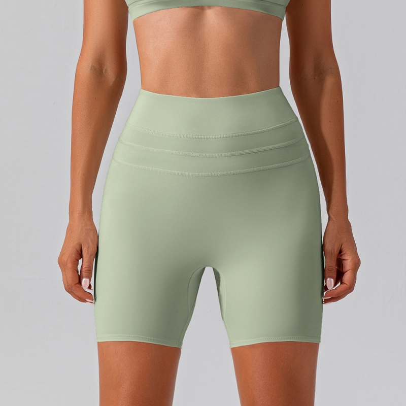 SKL-KW247 HIGH WAIST BUTT LIFT HIP YOGA SHORTS