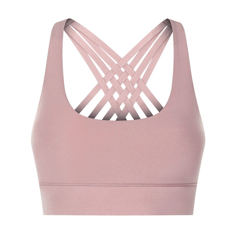 SKL-GSDW035 HIGH STRETCHY BACKLESS YOGA BRA