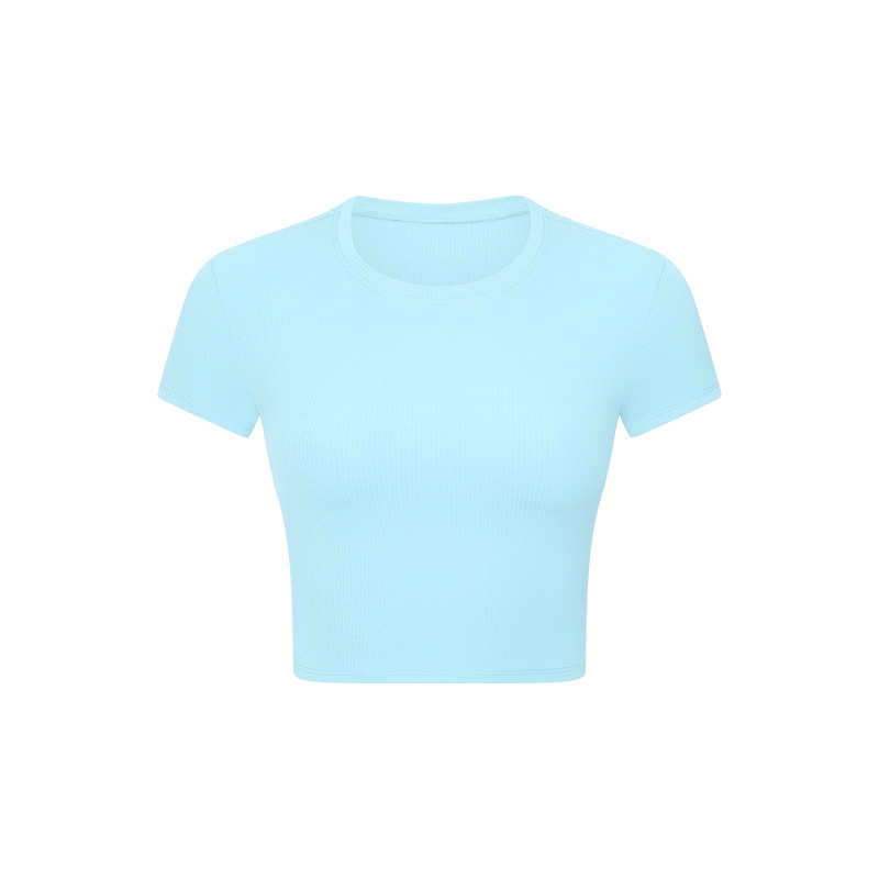 SKL-GSDS371 QUICK DRY ROUND NECKLINE SHORT SLEEVE