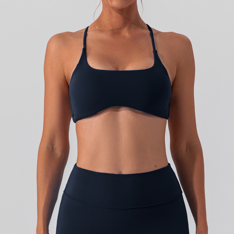 SKL- YW432 SLEVELESS BACKLESS YOGA BRA