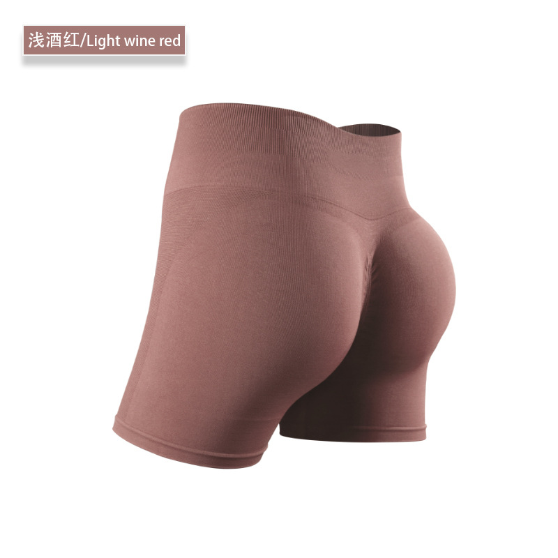 SKL-NVGTNbk303 HIGH WAIST BUTT LIFT HIP YOGA SHORTS