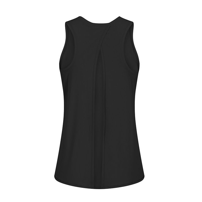 SKL-GSS2027 QUICK DRY ROUND NECKLINE BACKLESS VEST