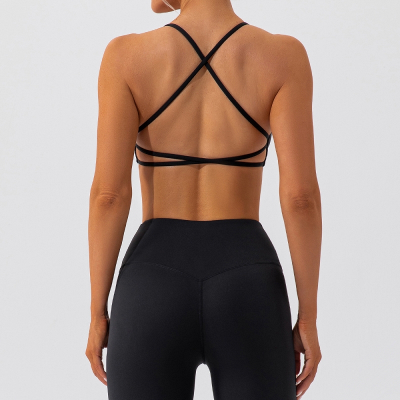 SKL- YW418+KW225 SLEVELESS BACKLESS YOGA SETS