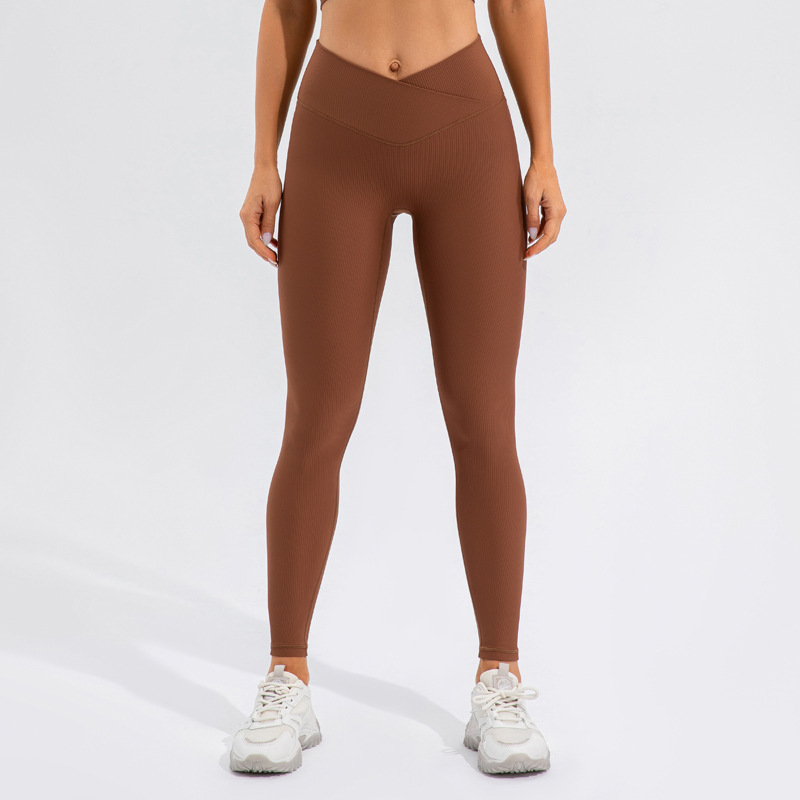 SKL-KW207 HIGH WAIST BUTT LIFT HIP YOGA PANTS