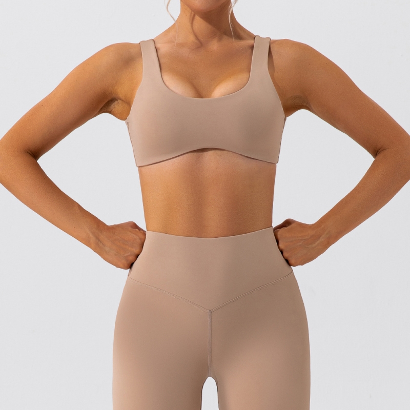 SKL- YW216+KW219 SLEVELESS BACKLESS YOGA SETS