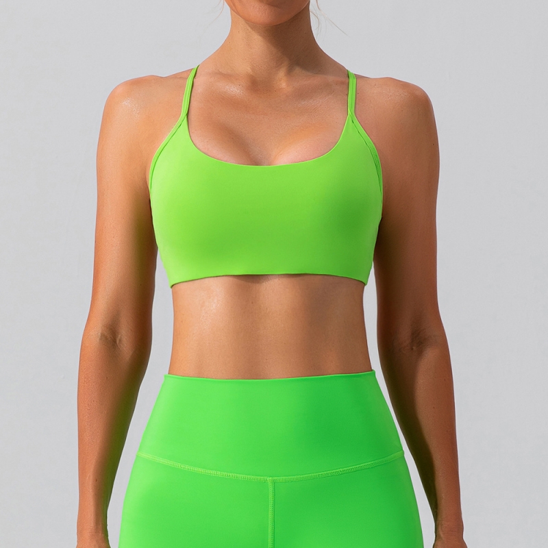 SKL-YW450 CRIP CROSS BACKLESS YOGA BRA