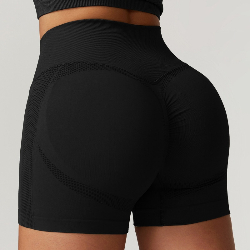 SKL-DDK7648 BUTT CONTOUR SEAMLESS YOGA SHORTS