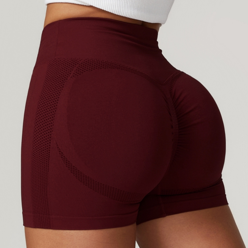 SKL-DDK7648 BUTT CONTOUR SEAMLESS YOGA SHORTS