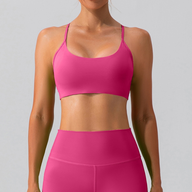 SKL-YW450 CRIP CROSS BACKLESS YOGA BRA