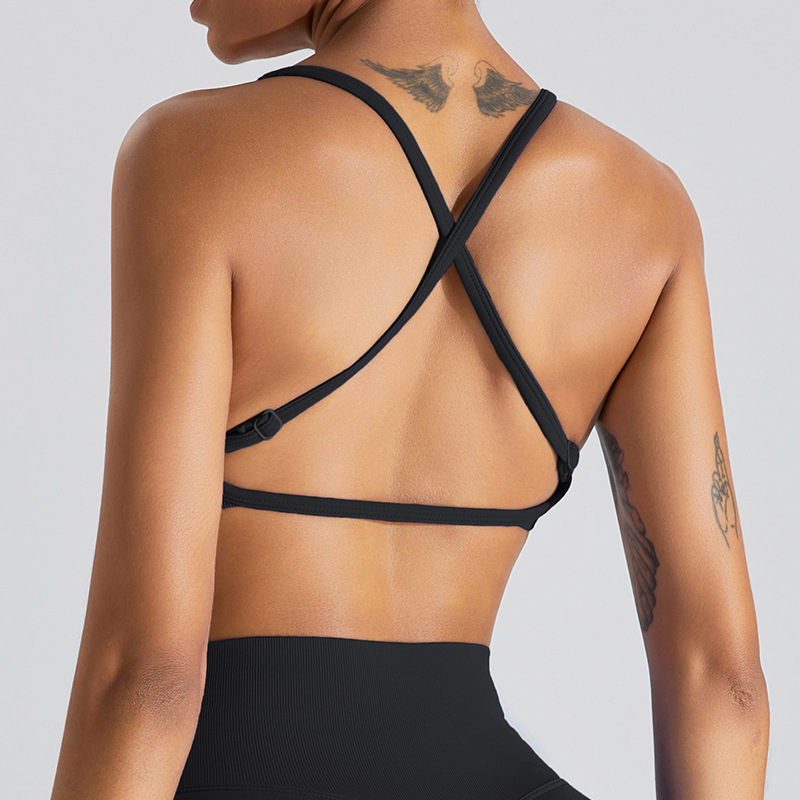 SKL-SYF MS0168 NUDE BACKLESS YOGA BRA