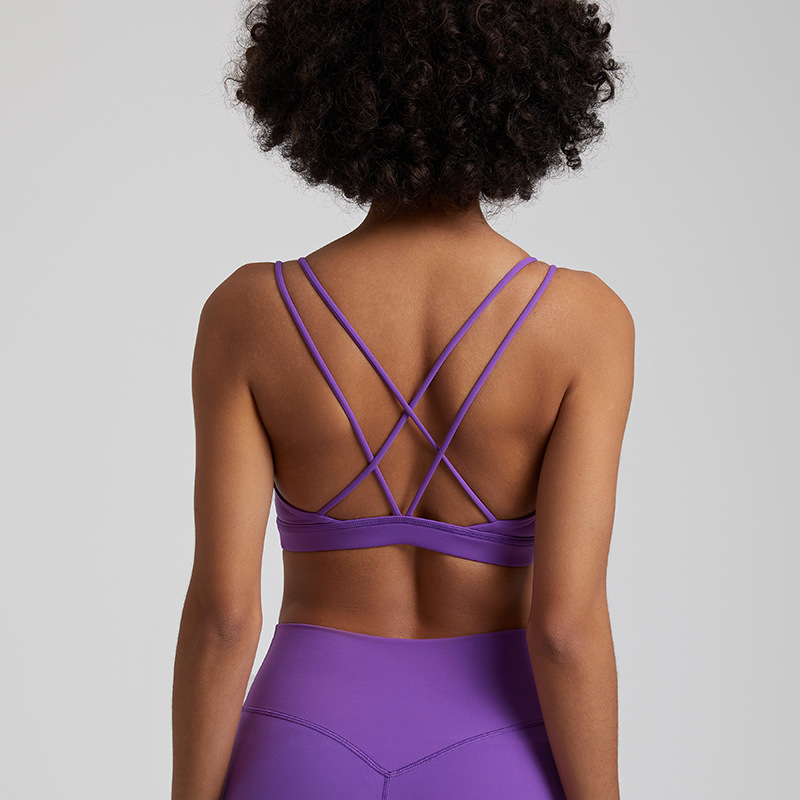 SKL-LQ4060 HIGH STRETCHY BACKLESS YOGA BRA