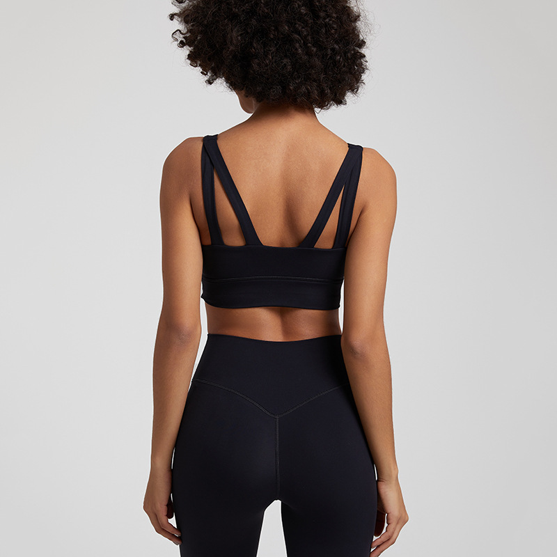 SKL-LQ4037 HIGH STRETCHY BACKLESS YOGA BRA