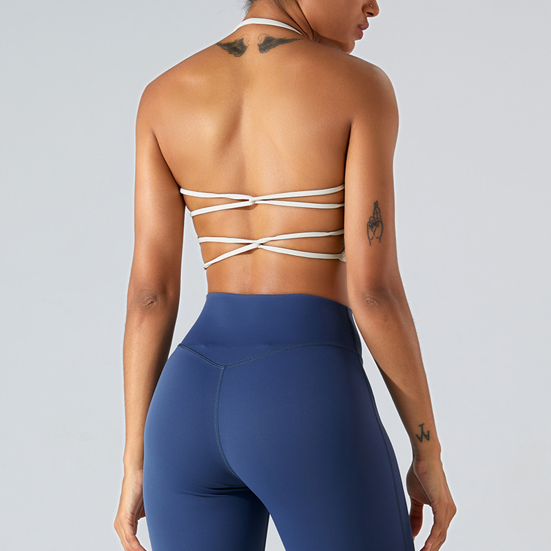 SKL-SYF TM0150 NUDE BACKLESS YOGA BRA