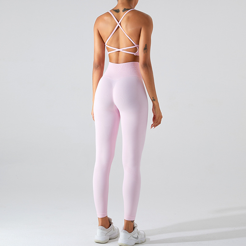 SKL-SYF MS0165Y SLEVELESS BACKLESS YOGA SETS