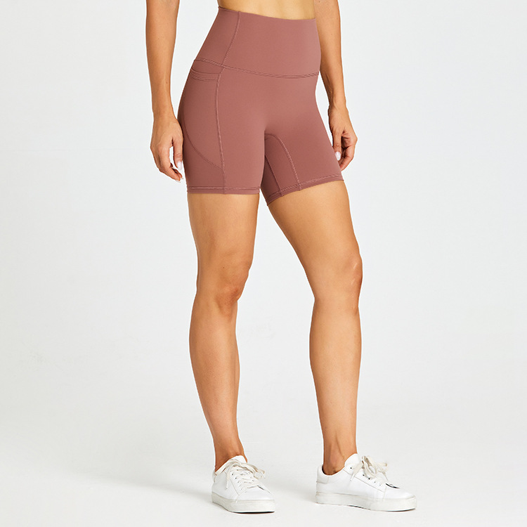 SKL-LQ2056 QUICK DRY HIGH WAIST YOGA SHORTS