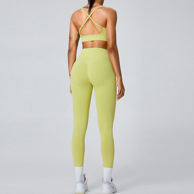 SKL-SYFMS1071Y SLEVELESS BACKLESS YOGA SETS