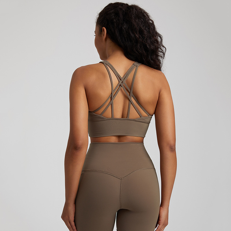 SKL-LQ4027 HIGH STRETCHY BACKLESS YOGA BRA