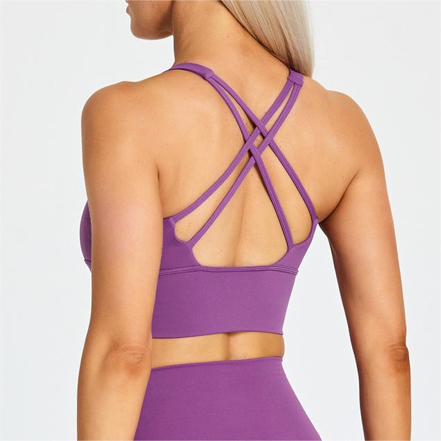 SKL-LQ2197 HIGH STRETCHY BACKLESS YOGA BRA