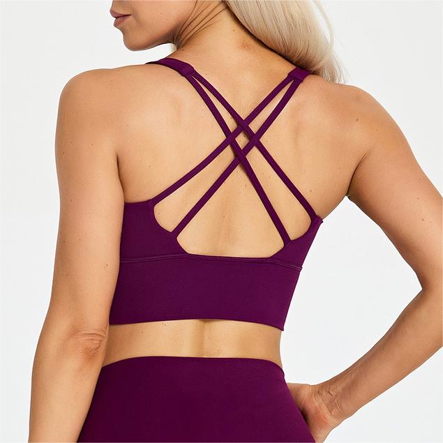 SKL-LQ2197 HIGH STRETCHY BACKLESS YOGA BRA