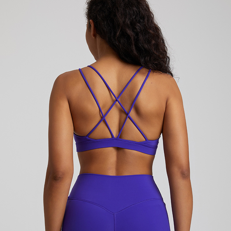 SKL-LQ4060 HIGH STRETCHY BACKLESS YOGA BRA