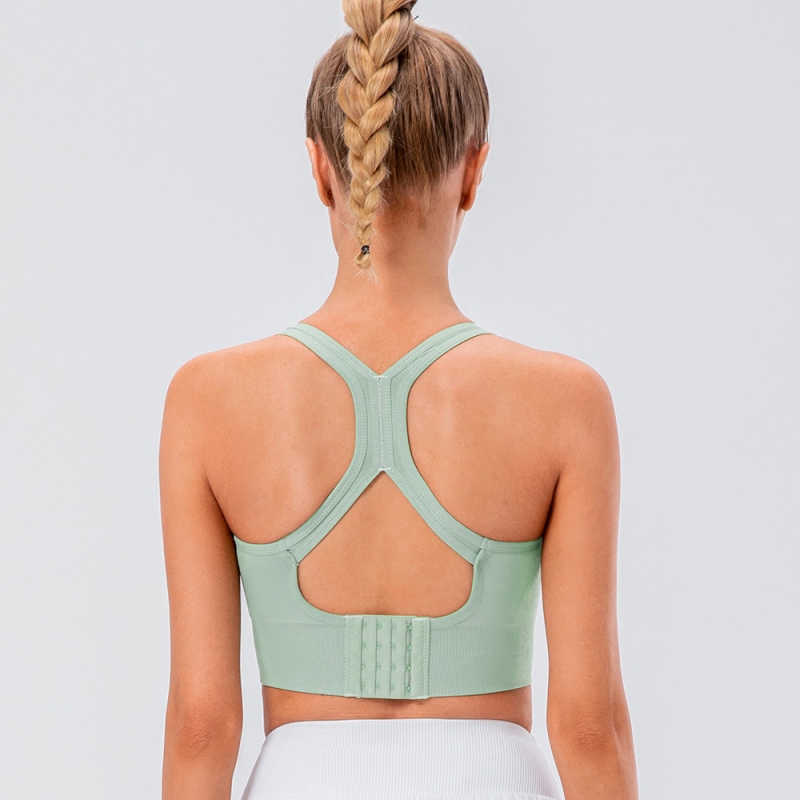 SKL-YEL D14009 SLEEVELESS BACKLESS TIGHT YOGA TOP