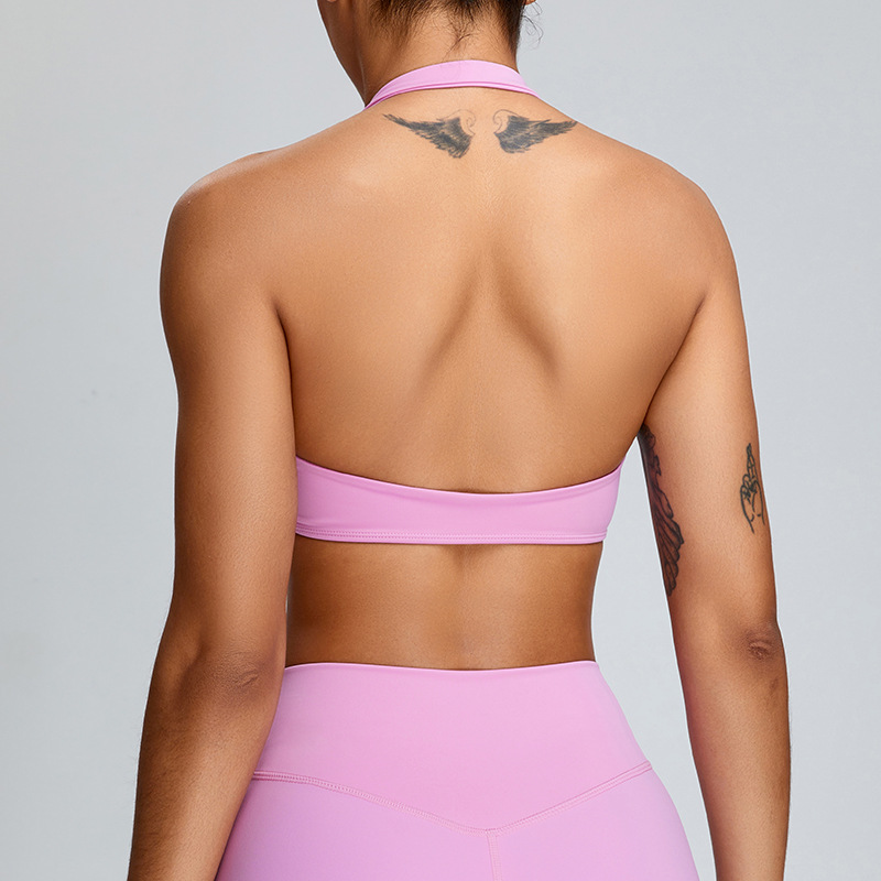 SKL-SYF TM0170 NUDE BACKLESS YOGA BRA