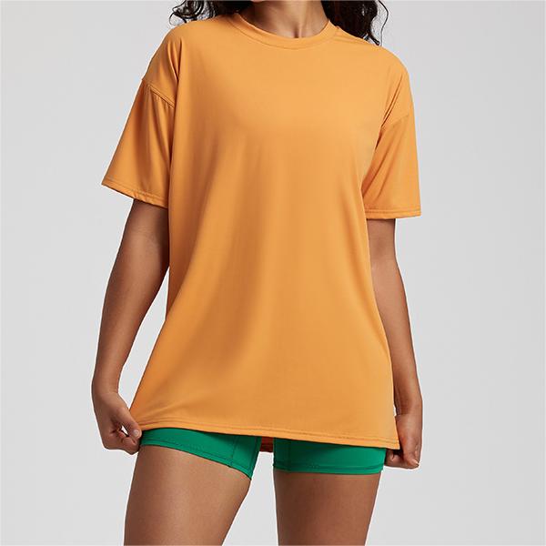 SKL-LQ4075 QUICK DRY ROUND NECKLINE SHORT SLEEVE