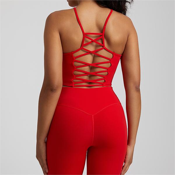 SKL-LQ4081 HIGH STRETCHY BACKLESS YOGA BRA