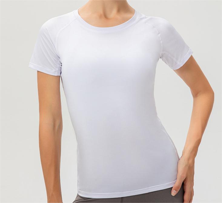 SKL-YEL SHORT SLEEVE TIGHT TIGHT YOGA TOP