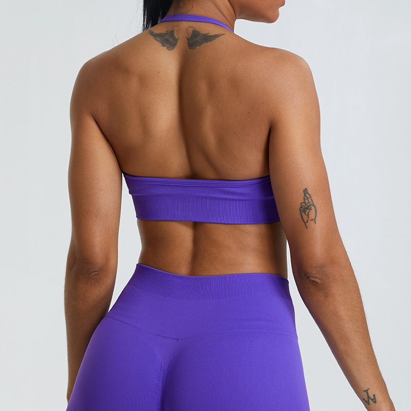 SKL-SYFMS1103Y SLEVELESS BACKLESS YOGA SETS