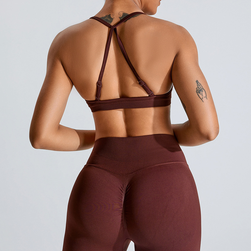 SKL-SYF MS1080 NUDE BACKLESS YOGA BRA