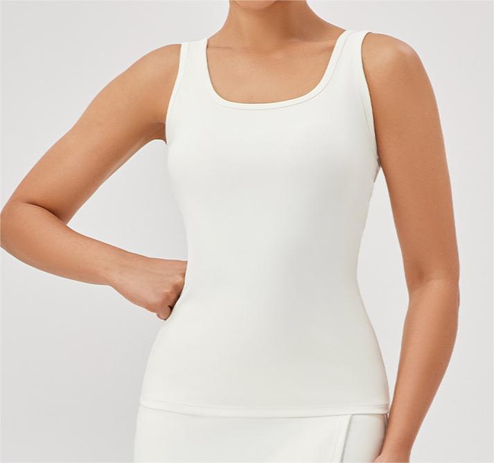 SKL-YEL 42153 SLEEVELESS BACKLESS TIGHT YOGA TOP