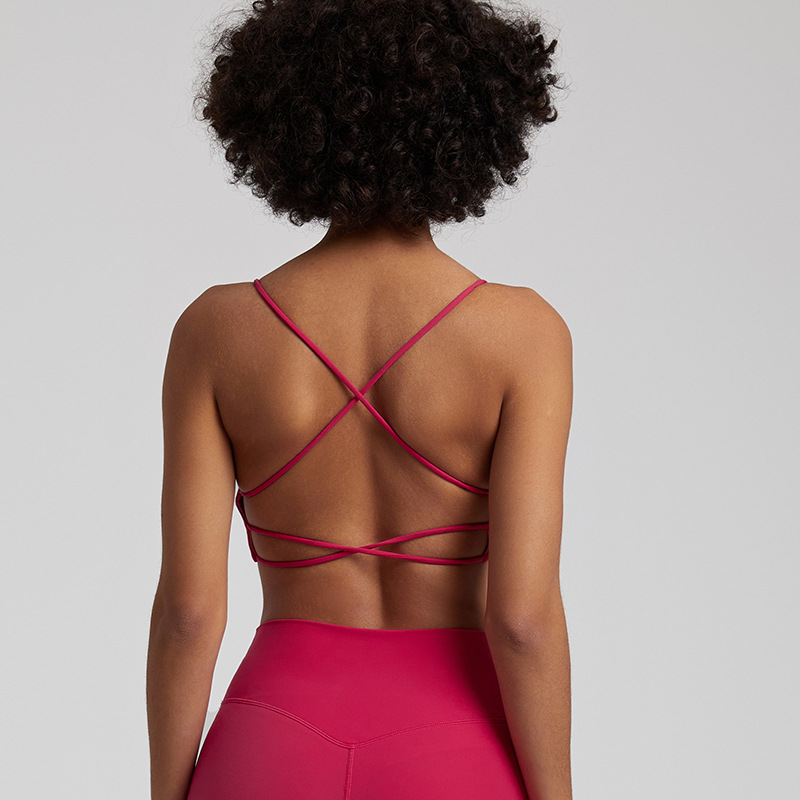 SKL-LQ4059 HIGH STRETCHY BACKLESS YOGA BRA