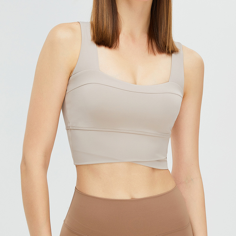 SKL-SYFTM0122 NUDE BACKLESS YOGA BRA