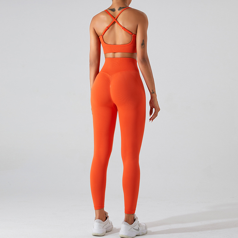 SKL-SYFMS1071Y SLEVELESS BACKLESS YOGA SETS