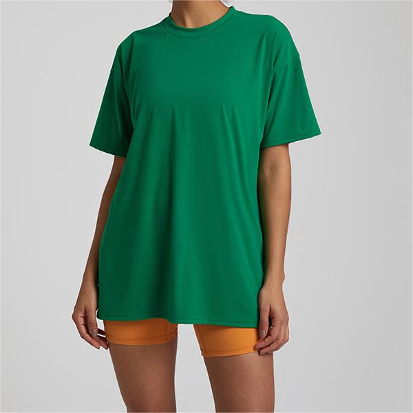 SKL-LQ4075 QUICK DRY ROUND NECKLINE SHORT SLEEVE