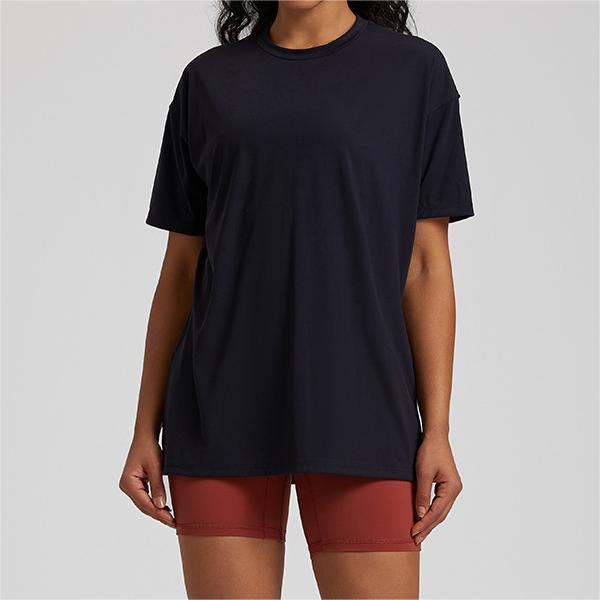 SKL-LQ4075 QUICK DRY ROUND NECKLINE SHORT SLEEVE