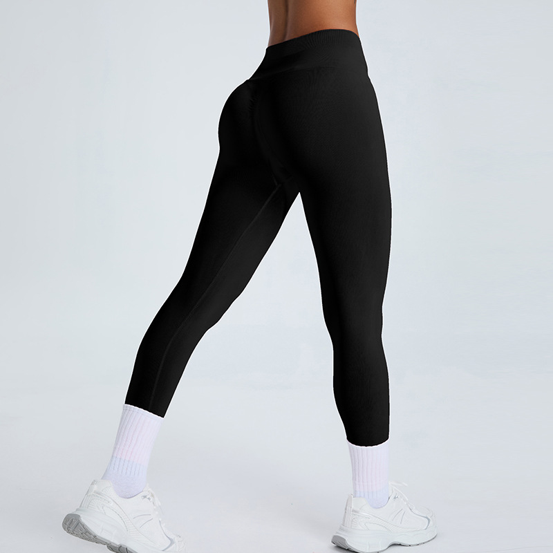 SKL-SYFMS0156 HIGH WAIST BUTT LIFT HIP YOGA PANTS