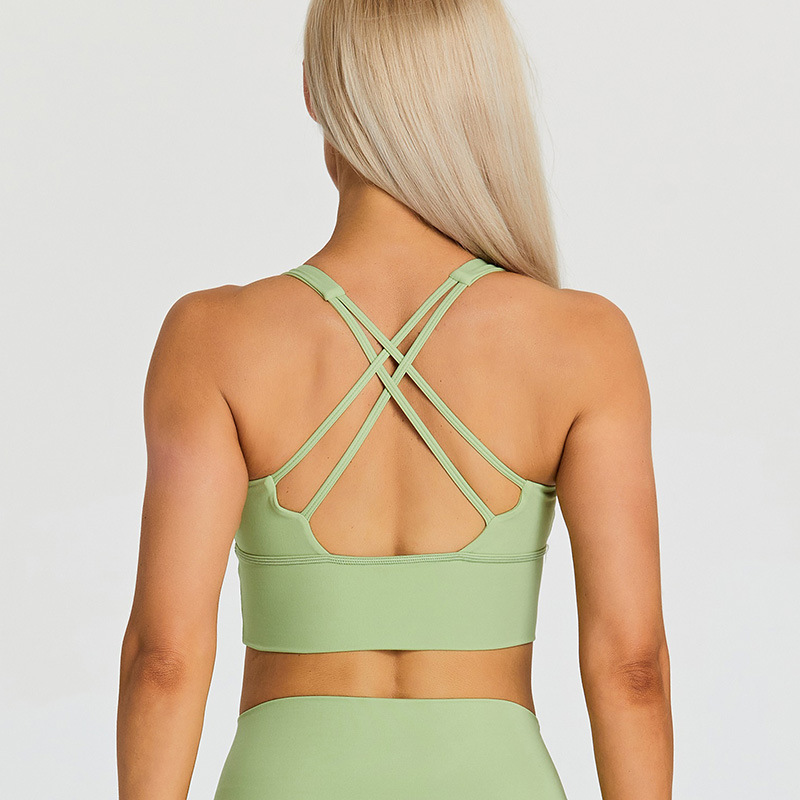 SKL-LQ2197 HIGH STRETCHY BACKLESS YOGA BRA