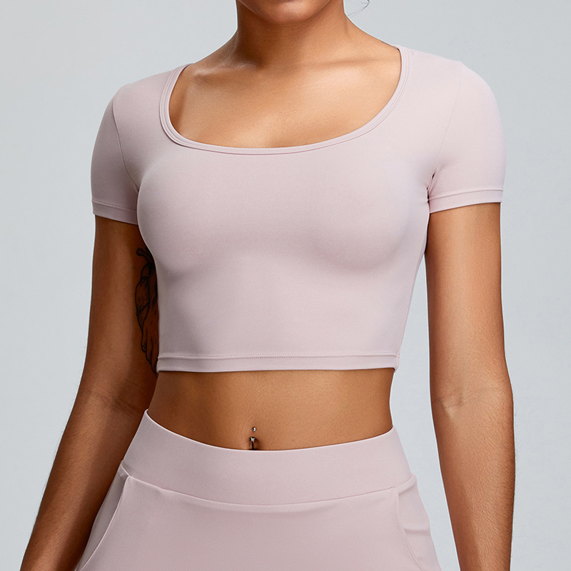 SKL-SYF TM0172 NUDE TIGHT YOGA TOP