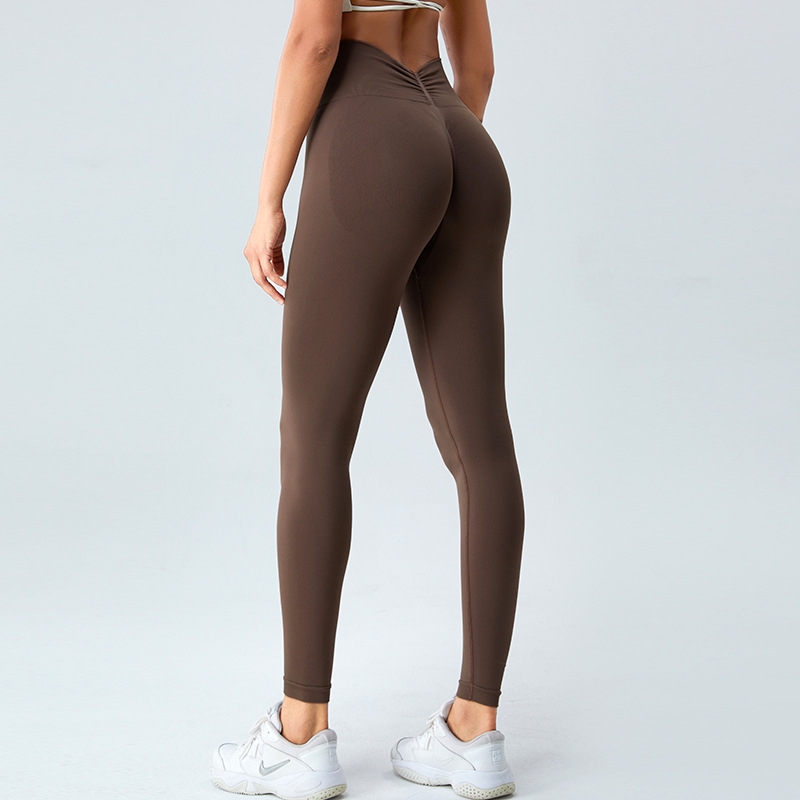 SKL-SYF  MS0162 HIGH WAIST BUTT LIFT HIP YOGA PANTS