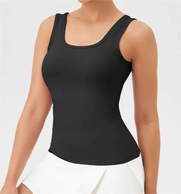 SKL-YEL 42153 SLEEVELESS BACKLESS TIGHT YOGA TOP